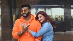 Arjun Kapoor and Parineeti Chopra during the promotion of their upcoming film Namaste England.(IANS) Arjun Kapoor and Parineeti Chopra during the promotion of their upcoming film Namaste England.(IANS)