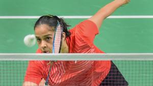 This was Saina Nehwal’s second career win over Yamaguchi, who has won six times in the head-to-head encounters between the two.(PTI) This was Saina Nehwal’s second career win over Yamaguchi, who has won six times in the head-to-head encounters between the two.(PTI)