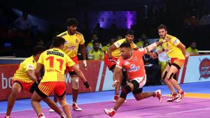 This was Gujrat Fortunegiants’ first win in this season’s Pro Kabaddi League.(Pro Kabaddi) This was Gujrat Fortunegiants’ first win in this season’s Pro Kabaddi League.(Pro Kabaddi)