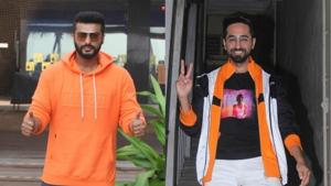 Badhaai Ho box office collection stands at Rs 18.96 crore while Arjun Kapoor’s Namaste England has been disappointing.(IANS) Badhaai Ho box office collection stands at Rs 18.96 crore while Arjun Kapoor’s Namaste England has been disappointing.(IANS)