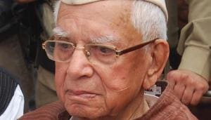 In the Congress for virtually his entire political career, ND Tiwari got along with politicians across the spectrum.(HT File Photo) In the Congress for virtually his entire political career, ND Tiwari got along with politicians across the spectrum.(HT File Photo)