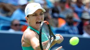 File image of World no.1 Simona Halep in action during a match.(AFP) File image of World no.1 Simona Halep in action during a match.(AFP)