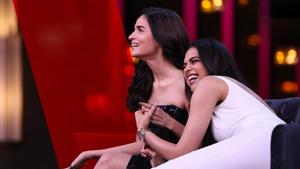 Deepika Padukone and Alia Bhatt are the first guests on Koffee With Karan 6.(Star World) Deepika Padukone and Alia Bhatt are the first guests on Koffee With Karan 6.(Star World)