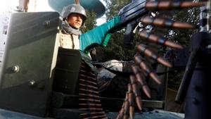 The attack occurred on the second day of Afghanistan’s parliamentary elections, which were extended because of attacks on Saturday and technical issues that caused hours of delays.(Reuters) The attack occurred on the second day of Afghanistan’s parliamentary elections, which were extended because of attacks on Saturday and technical issues that caused hours of delays.(Reuters)