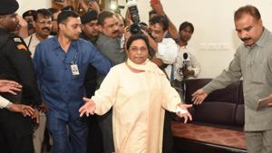 On October 13, there was a large turnout at the joint rally held by Janta Congress Chhattisgarh (JCC), led by former CM Ajit Jogi, and Mayawati in Bilaspur in Chhattisgarh.(HT File PHOTO) On October 13, there was a large turnout at the joint rally held by Janta Congress Chhattisgarh (JCC), led by former CM Ajit Jogi, and Mayawati in Bilaspur in Chhattisgarh.(HT File PHOTO)