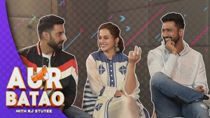 <p>Manmarziyaan lead stars - Abhishek Bachchan, Taapsee Pannu and Vicky Kaushal - get candid in an interview with RJ Stutee on Hindustan Times' celebrity talk show Aur Batao. Abhishek Bachchan gets candid about his choice of films while Taapsee Pannu talks about the story behind the name of her character in Manmarziyaan. This is not your regular photoshopped chat show this, but makes hanging out with celebs a whole different (and fun) ballgame. Using her trademark wit and humour, RJ Stutee gets your favourite stars to laugh, share and confess.</p>
