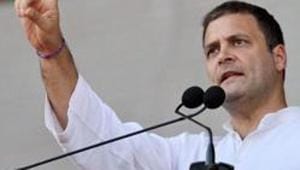 Congress president Rahul Gandhi(PTI) Congress president Rahul Gandhi(PTI)
