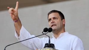 Congress President Rahul Gandhi.(PTI) Congress President Rahul Gandhi.(PTI)