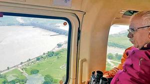 Most of the air travel made by the CM were round trips from Delhi to Chandigarh, costing around <span class='webrupee'>₹</span>2.5 lakh per trip, as per the RTI reply.(HT File) Most of the air travel made by the CM were round trips from Delhi to Chandigarh, costing around <span class='webrupee'>₹</span>2.5 lakh per trip, as per the RTI reply.(HT File)