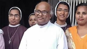 Father Kuriakose Kattuthara’s funeral was held Thursday at St Mary’s Forane Church in Kerala’s Pallippuram.(PTI File Photo)