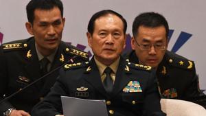Minister of National Defense Wei Fenghe made the remarks Thursday in a speech to a regional military forum in Beijing.(AFP) Minister of National Defense Wei Fenghe made the remarks Thursday in a speech to a regional military forum in Beijing.(AFP)