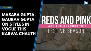 <p>In an exclusive interaction with Hindustan Times, designers Masaba Gupta and Gaurav Gupta speak about the style and trends that are in vogue this Karwa Chauth and festive season. Both designers believe that reds and pinks are the popular choices and share the style statement from their collections for all the fashion enthusiasts out there. Karva Chauth is a one-day festival celebrated by many Hindu women. Married women fast from sunrise to moonrise on this day for the safety and long lives of their husbands.</p>