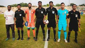 Chennai City FC defeated Indian Arrows in their I-League encounter.(AIFF) Chennai City FC defeated Indian Arrows in their I-League encounter.(AIFF)