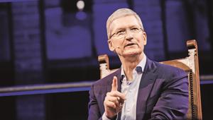 The Apple CEO Tim Cook said he was happy about that distinction as well as his decision.(Bloomberg) The Apple CEO Tim Cook said he was happy about that distinction as well as his decision.(Bloomberg)