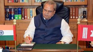 J&K governor Satya Pal Malik said not one youth has joined militancy in the two months since he took over.(File Photo) J&K governor Satya Pal Malik said not one youth has joined militancy in the two months since he took over.(File Photo)