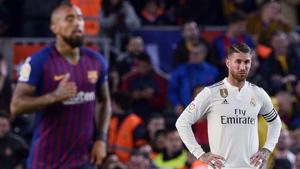 File image of Real Madrid defender Sergio Ramos.(AFP) File image of Real Madrid defender Sergio Ramos.(AFP)