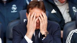 Real Madrid coach Julen Lopetegui has had a wretched start to the season.(REUTERS) Real Madrid coach Julen Lopetegui has had a wretched start to the season.(REUTERS)