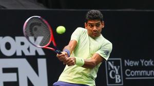 File image of Divij Sharan.(Icon Sportswire via Getty Images) File image of Divij Sharan.(Icon Sportswire via Getty Images)