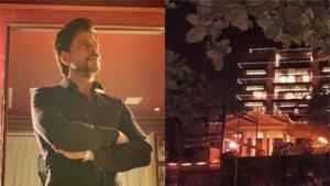Shah Rukh Khan’s Mannat has been decked up ahead of his birthday on November 2.(Instagram) Shah Rukh Khan’s Mannat has been decked up ahead of his birthday on November 2.(Instagram)