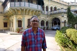 Kalyan Ghosh is the grandson of Chintamoni Ghosh the founder of The Indian Press. Ghosh was the publisher of all mainstream litterateurs and literary currents in the late 19th century when Allahabad was a boomtown.(Amal KS/HT PHOTO)