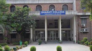 The Bharti college on Tuesday sent the recommendation to DU vice chancellor Yogesh Tyagl’s office for approval of retiring a teacher for sexually harassing a girl(HT File) The Bharti college on Tuesday sent the recommendation to DU vice chancellor Yogesh Tyagl’s office for approval of retiring a teacher for sexually harassing a girl(HT File)