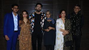 The Badhaai Ho team partied hard to celebrate the success of the film at the box office.(Viral Bhayani) The Badhaai Ho team partied hard to celebrate the success of the film at the box office.(Viral Bhayani)
