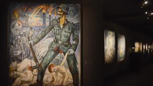 Works by David Olere are pictured during the monographic exhibition at the Auschwitz-Birkenau Memorial in Oswiecim, Poland.(AFP) Works by David Olere are pictured during the monographic exhibition at the Auschwitz-Birkenau Memorial in Oswiecim, Poland.(AFP)