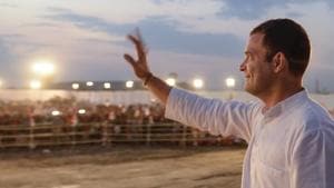 Congress president Rahul Gandhi accused the BJP-led government of “systematic destruction” of institutions that Sardar Vallabhbhai Patel had helped build.(PTI) Congress president Rahul Gandhi accused the BJP-led government of “systematic destruction” of institutions that Sardar Vallabhbhai Patel had helped build.(PTI)