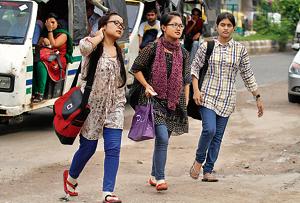 Students from the north east at New Delhi’s North Campus.(Jasjeet Plaha/HT) Students from the north east at New Delhi’s North Campus.(Jasjeet Plaha/HT)