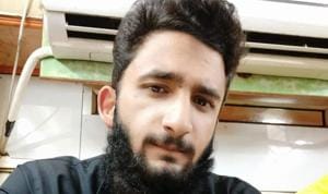 Ehtisham Bilal, a native of Khanyar in downtown Srinagar, had shifted to Greater Noida three months ago after enrolling in Sharda University and was living in the varsity’s hostel at the Knowledge Park area in Greater Noida.(HT Photo) Ehtisham Bilal, a native of Khanyar in downtown Srinagar, had shifted to Greater Noida three months ago after enrolling in Sharda University and was living in the varsity’s hostel at the Knowledge Park area in Greater Noida.(HT Photo)