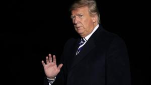 President Donald Trump waves upon arrival at the White House in Washington on November 1, 2018, from a campaign rally in Missouri.(AP Photo) President Donald Trump waves upon arrival at the White House in Washington on November 1, 2018, from a campaign rally in Missouri.(AP Photo)