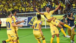 Kerala Blasters recorded their fourth successive draw after being held by FC Pune City 1-1(PTI) Kerala Blasters recorded their fourth successive draw after being held by FC Pune City 1-1(PTI)