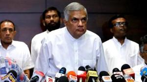 Ranil Wickremesinghe, who has been holed up at the prime minister’s official residence for more than a week as thousands of supporters gather outside, told AFP in an interview that “desperate people” could cause chaos on the Indian Ocean island.(Reuters/File Photo) Ranil Wickremesinghe, who has been holed up at the prime minister’s official residence for more than a week as thousands of supporters gather outside, told AFP in an interview that “desperate people” could cause chaos on the Indian Ocean island.(Reuters/File Photo)