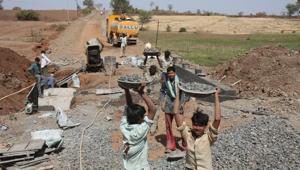 Using shredded plastic remains the most common technique in building greener roads, the rural development ministry’s internal communication showed.(Picture for representation) Using shredded plastic remains the most common technique in building greener roads, the rural development ministry’s internal communication showed.(Picture for representation)