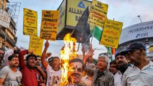 Various organisations have took to the streets over the last few days to protest the killing of five Bengalis in Assam’s Tinsukia.(PTI) Various organisations have took to the streets over the last few days to protest the killing of five Bengalis in Assam’s Tinsukia.(PTI)
