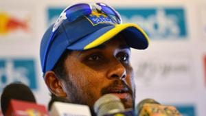 Sri Lanka's cricket captain Dinesh Chandimal addresses a media conference at the Galle International Cricket Stadium in Galle on November 5, 2018, the day before the first Test against England. (Photo by AFP)(AFP) Sri Lanka's cricket captain Dinesh Chandimal addresses a media conference at the Galle International Cricket Stadium in Galle on November 5, 2018, the day before the first Test against England. (Photo by AFP)(AFP)
