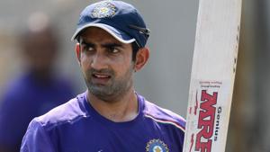Gautam Gambhir stepped down as the Delhi skipper with Nitish Rana poised to take over.(Getty Images)