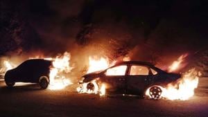 In a video of the incident which has gone viral, the man can be seen setting fire to the vehicles after opening the fuel pipe of the motorcycles.(HT FILE PHOTO) In a video of the incident which has gone viral, the man can be seen setting fire to the vehicles after opening the fuel pipe of the motorcycles.(HT FILE PHOTO)