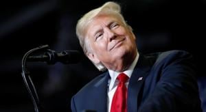 Trump waited until late in the night to weigh in on the midterm vote, tweeting a succinct message that overlooked expected Democratic gains in the House.(REUTERS) Trump waited until late in the night to weigh in on the midterm vote, tweeting a succinct message that overlooked expected Democratic gains in the House.(REUTERS)