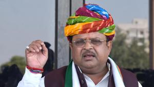Raghu Sharma is Congress MP from Ajmer and chairperson of the campaign committee in Rajasthan.(HT Photo) Raghu Sharma is Congress MP from Ajmer and chairperson of the campaign committee in Rajasthan.(HT Photo)