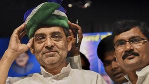 Union Minister and Rashtriya Lok Samata Party (RLSP) President Upendra Kushwaha, Nitish Kumar-led JD(U) and the BJP are partners in the National Democratic Alliance .(PTI File) Union Minister and Rashtriya Lok Samata Party (RLSP) President Upendra Kushwaha, Nitish Kumar-led JD(U) and the BJP are partners in the National Democratic Alliance .(PTI File)