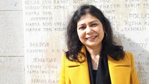 Author and journalist Shrabani Basu has written a book on World War 1 titled ‘For King and Another Country – Indian Soldiers on the Western Front 1914 -18.’ Author and journalist Shrabani Basu has written a book on World War 1 titled ‘For King and Another Country – Indian Soldiers on the Western Front 1914 -18.’