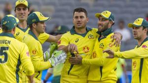 Australia are 1-0 down after losing the first ODI in Perth.(AFP) Australia are 1-0 down after losing the first ODI in Perth.(AFP)