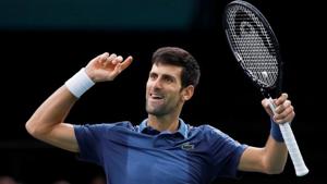 File image - Serbia's Novak Djokovic celebrates after winning his semi final match against Switzerland's Roger Federer.(REUTERS) File image - Serbia's Novak Djokovic celebrates after winning his semi final match against Switzerland's Roger Federer.(REUTERS)