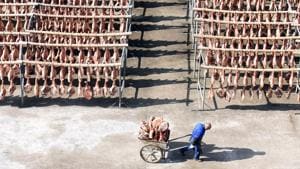 A Chinese ham producer has come up with an innovative way to pay its creditors. Some holders of its debt will now receive its pork products instead of interest payment.(Representative Image/Reuters File Photo) A Chinese ham producer has come up with an innovative way to pay its creditors. Some holders of its debt will now receive its pork products instead of interest payment.(Representative Image/Reuters File Photo)
