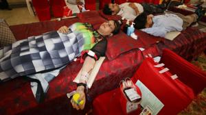 The shortage is unlikely to last long as a number of NGOs have come in support of major hospitals to arrange blood camps and fill the shortage.(Karun Sharma/HT) The shortage is unlikely to last long as a number of NGOs have come in support of major hospitals to arrange blood camps and fill the shortage.(Karun Sharma/HT)