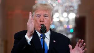 US President Donald Trump addresses a news conference after the midterm congressional elections at the White House in Washington.(REUTERS) US President Donald Trump addresses a news conference after the midterm congressional elections at the White House in Washington.(REUTERS)