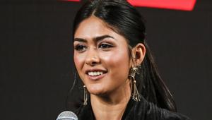 Mrunal Thakur speaks during a panel on day two of the Netflix See What's Next: Asia event at the Marina Bay Sands on November 9, 2018 in Singapore.(Netflix) Mrunal Thakur speaks during a panel on day two of the Netflix See What's Next: Asia event at the Marina Bay Sands on November 9, 2018 in Singapore.(Netflix)