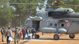 Chhattisgarh, India- November 11, 2018: Preparation in full swing ahead of election at Jagdalpur in the tribal district of Bastar in Chhattisgarh, India on Sunday, Nov 11, 2018. Nearly one lakh security personnel have been deployed in the Maoist-affected districts going to polls in the first phase in Chhattisgarh on Monday, amid the threat from Maoists who have called for a boycott of the elections. (HT Photo)(HT) Chhattisgarh, India- November 11, 2018: Preparation in full swing ahead of election at Jagdalpur in the tribal district of Bastar in Chhattisgarh, India on Sunday, Nov 11, 2018. Nearly one lakh security personnel have been deployed in the Maoist-affected districts going to polls in the first phase in Chhattisgarh on Monday, amid the threat from Maoists who have called for a boycott of the elections. (HT Photo)(HT)