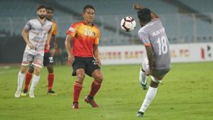 East Bengal were defeated by Chennai City FC in the I-League.(AIFF) East Bengal were defeated by Chennai City FC in the I-League.(AIFF)